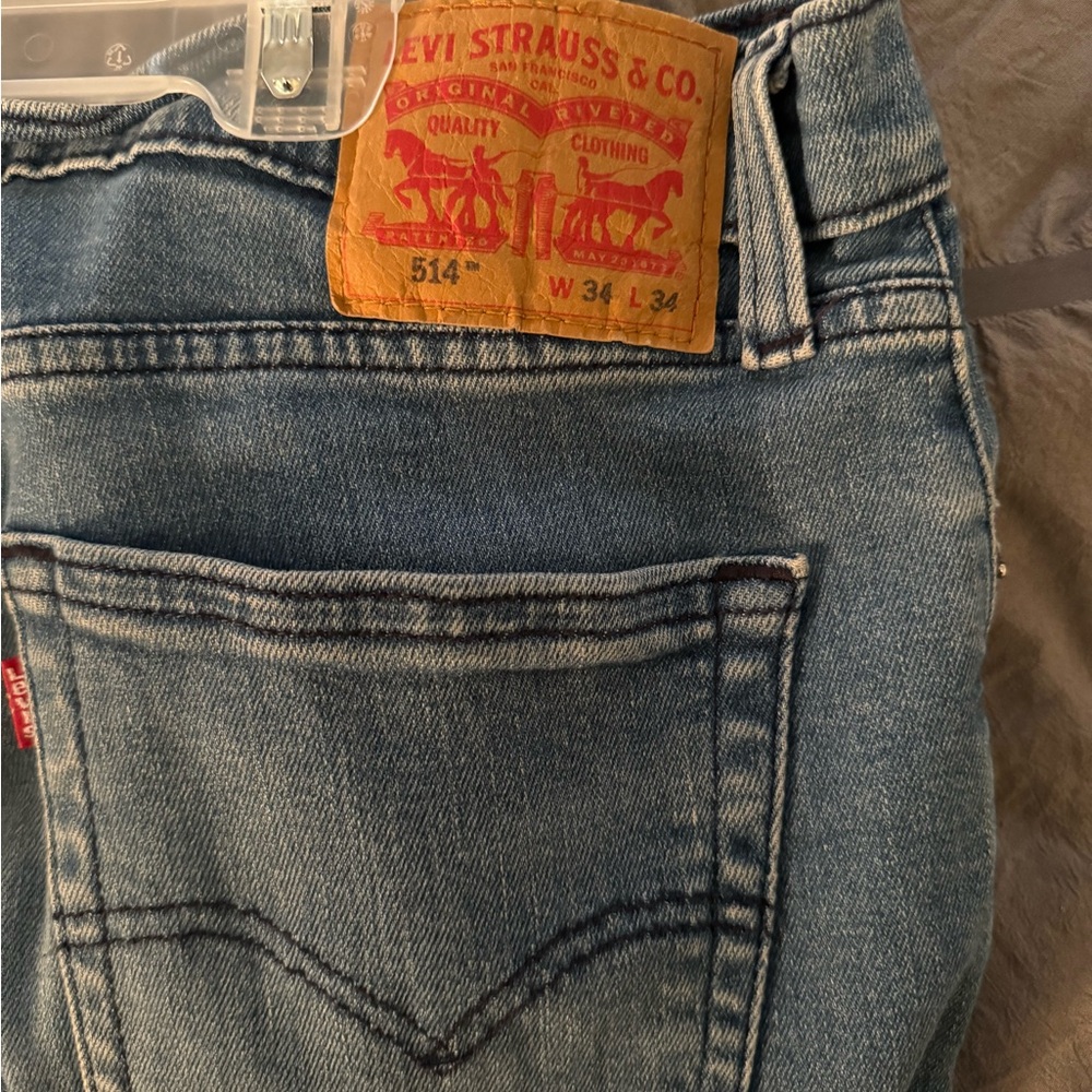 Men’s Levi’s 514 34W 34L - Picture 3 of 3